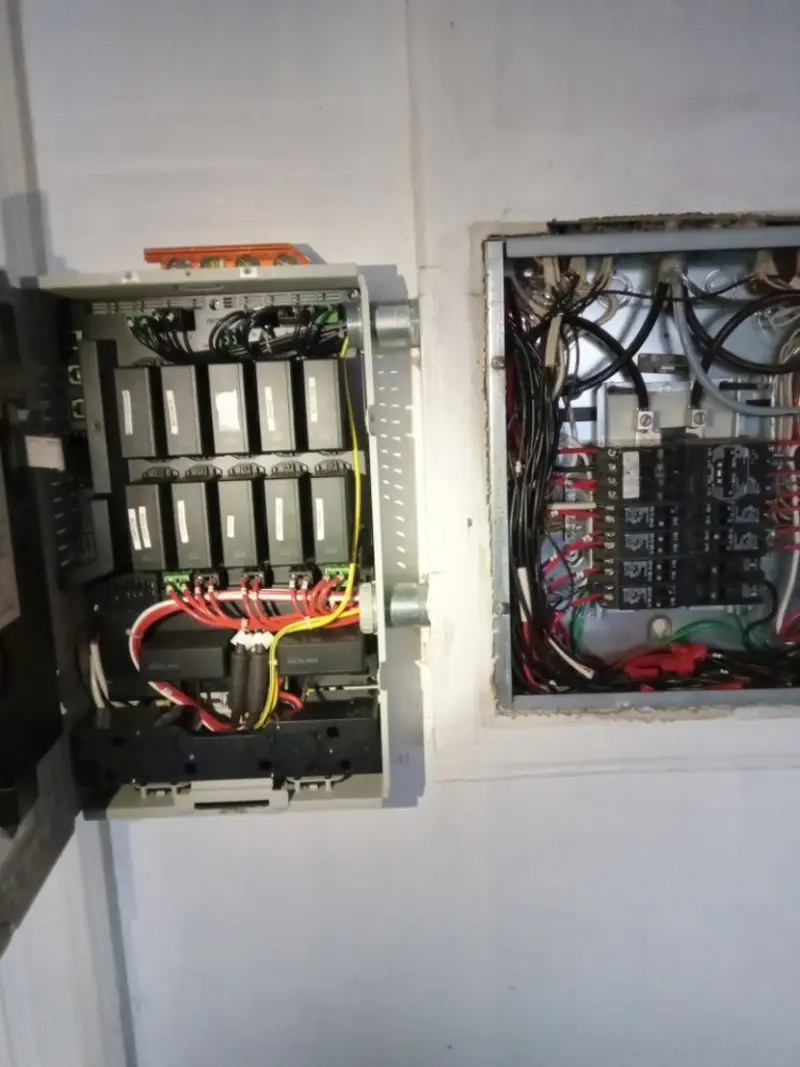 Electrical panel upgrade completed for Indoor Lighting Installation in Lewisburg